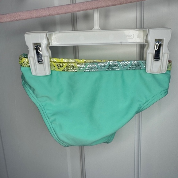 NWOT Wonder Nation 2T Girls Green Bikini Bathingsuit Bottomr - Picture 3 of 4